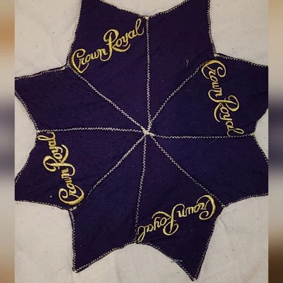Crown Royal Hand Made Quilt 82X98